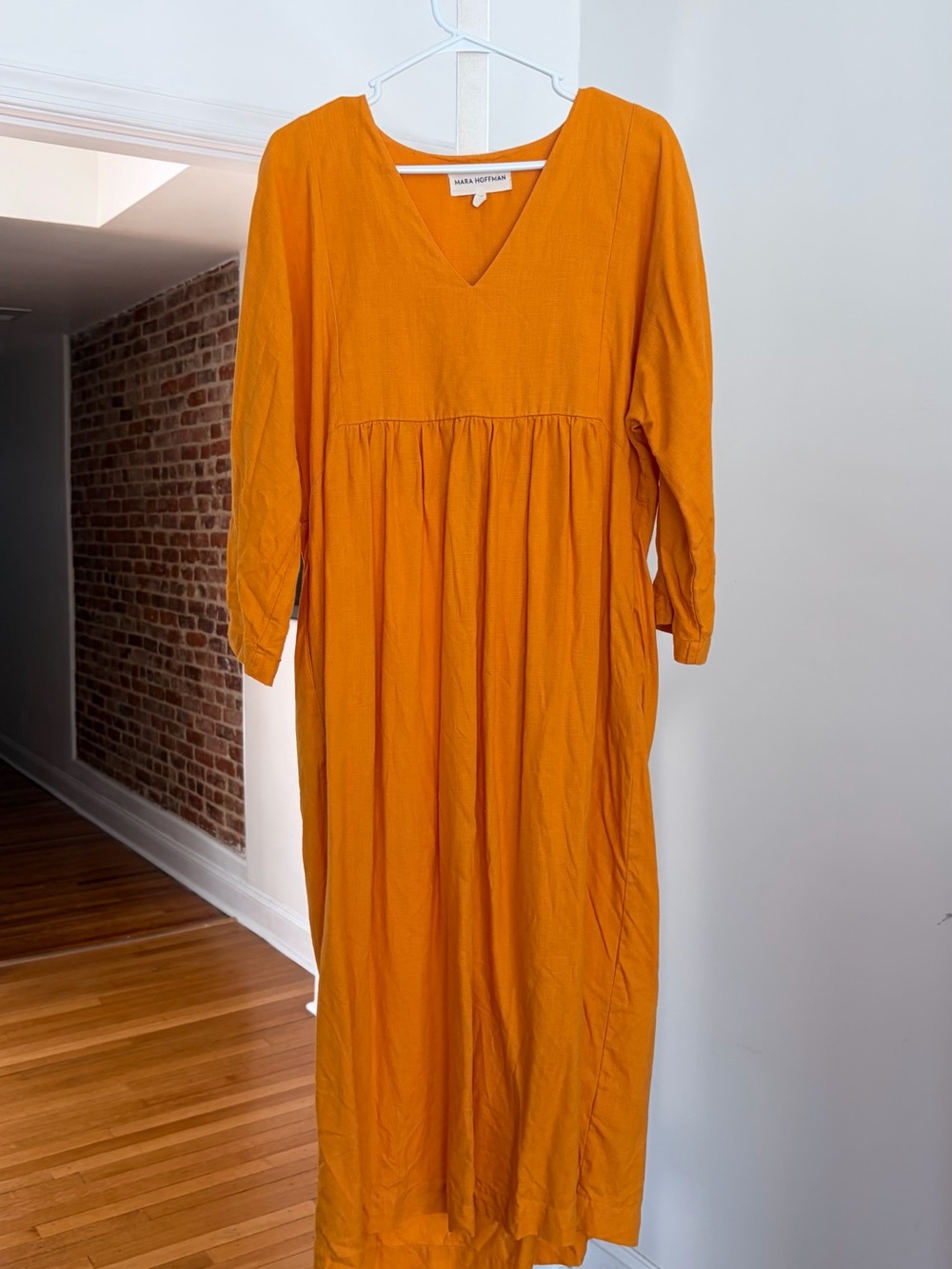 Mara Hoffman Aviva Orange Dress - S